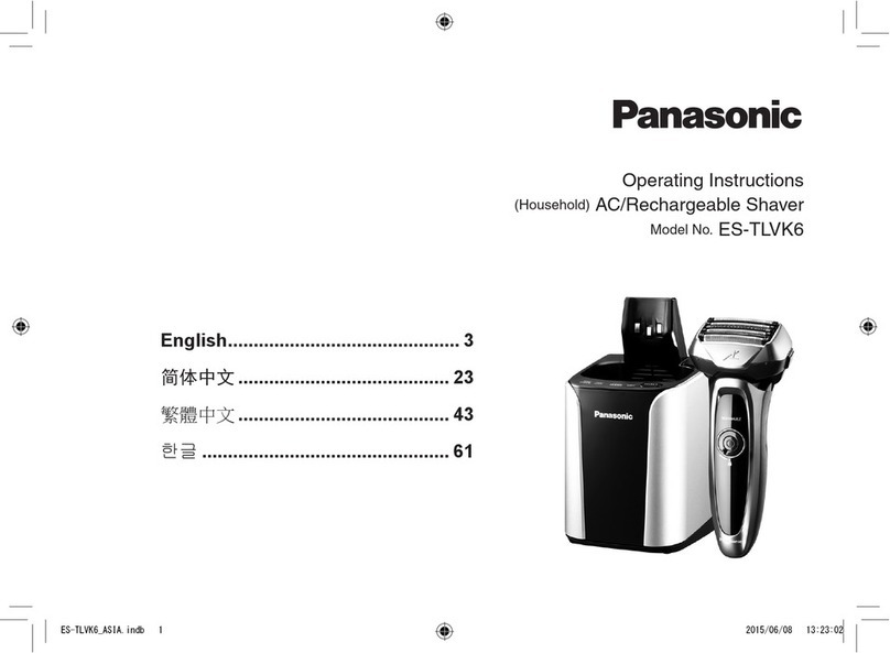 Panasonic ES-TLVK6 operating instructions