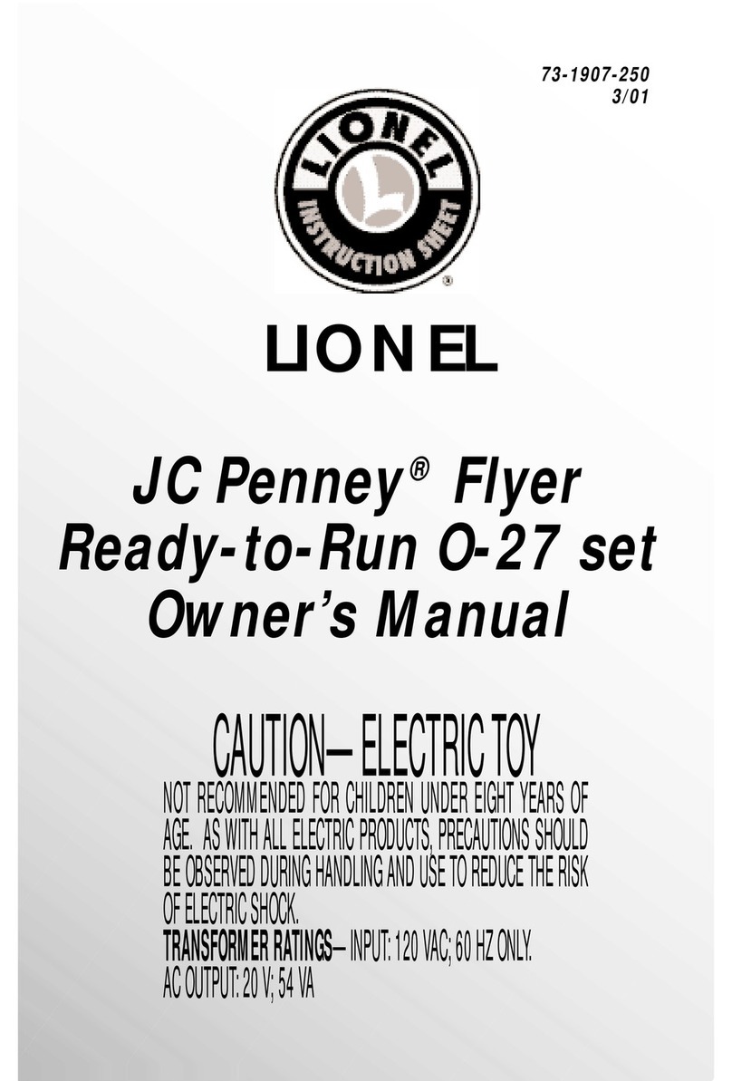 Lionel O-27 Santa Fe FT Passenger set owner's manual Lionel O-27 Santa Fe FT Passenger set owner's manual