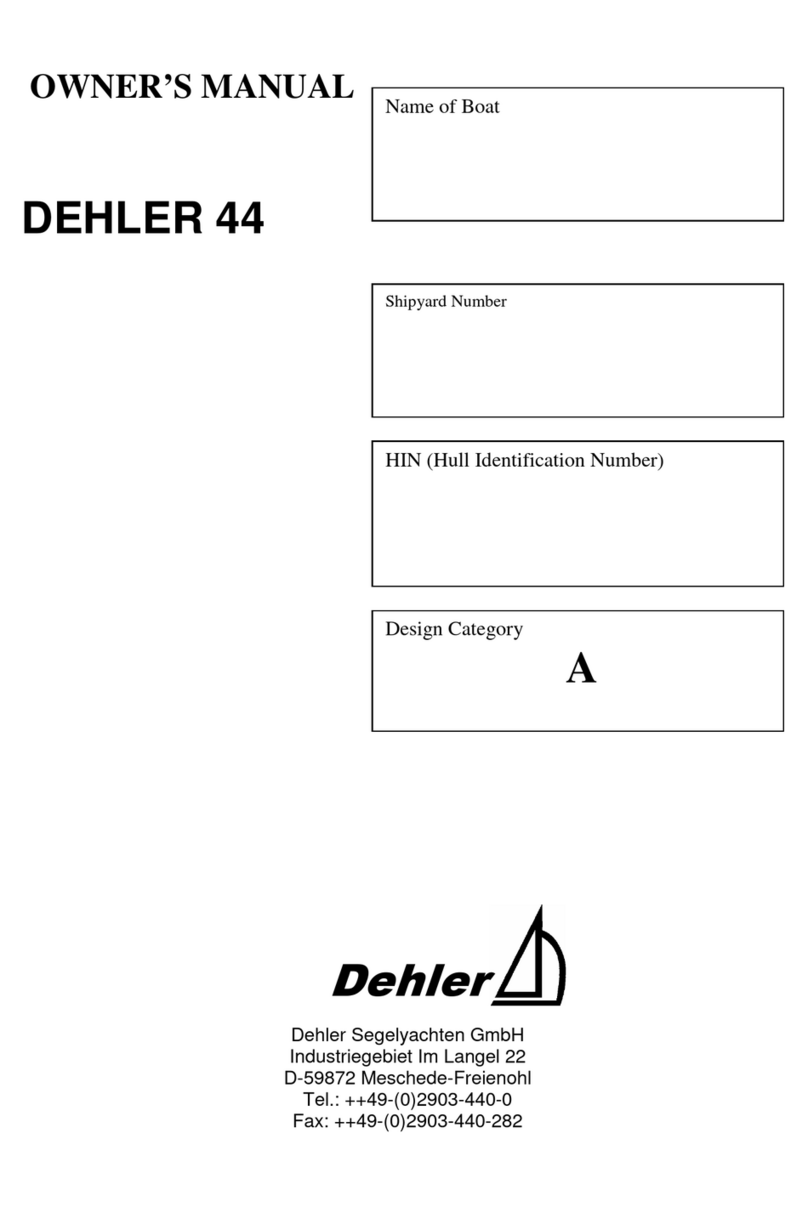 Dehler D44 User manual