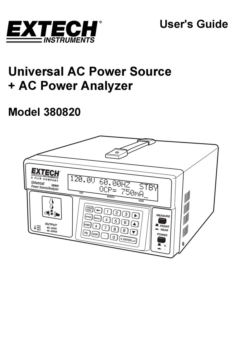 Extech Instruments 380820 user guide