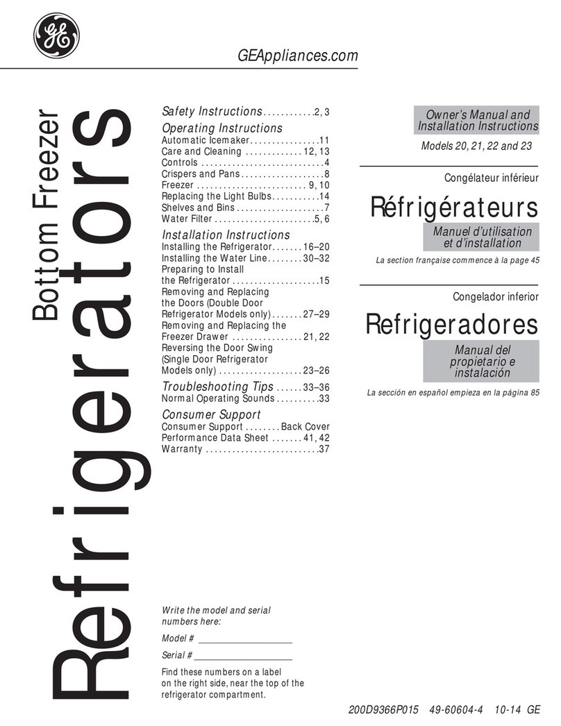 GE 20 Operating instructions GE 20 Operating instructions