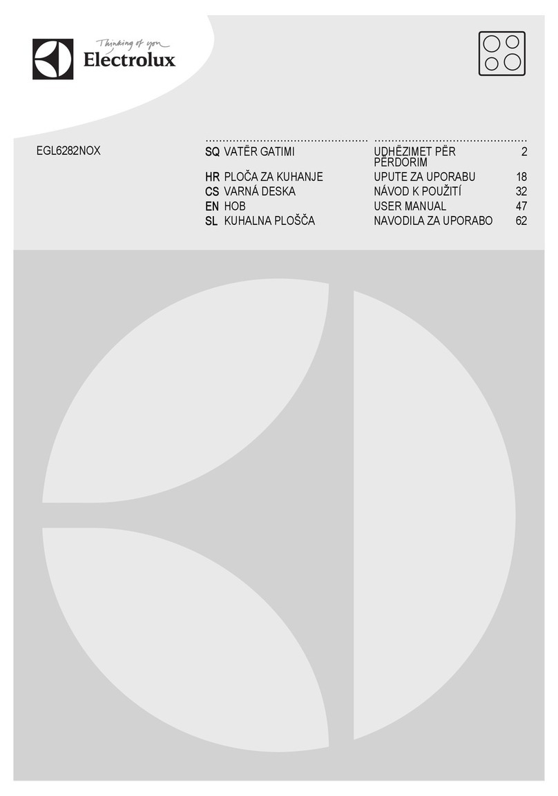 Electrolux EGL6282NOX user manual