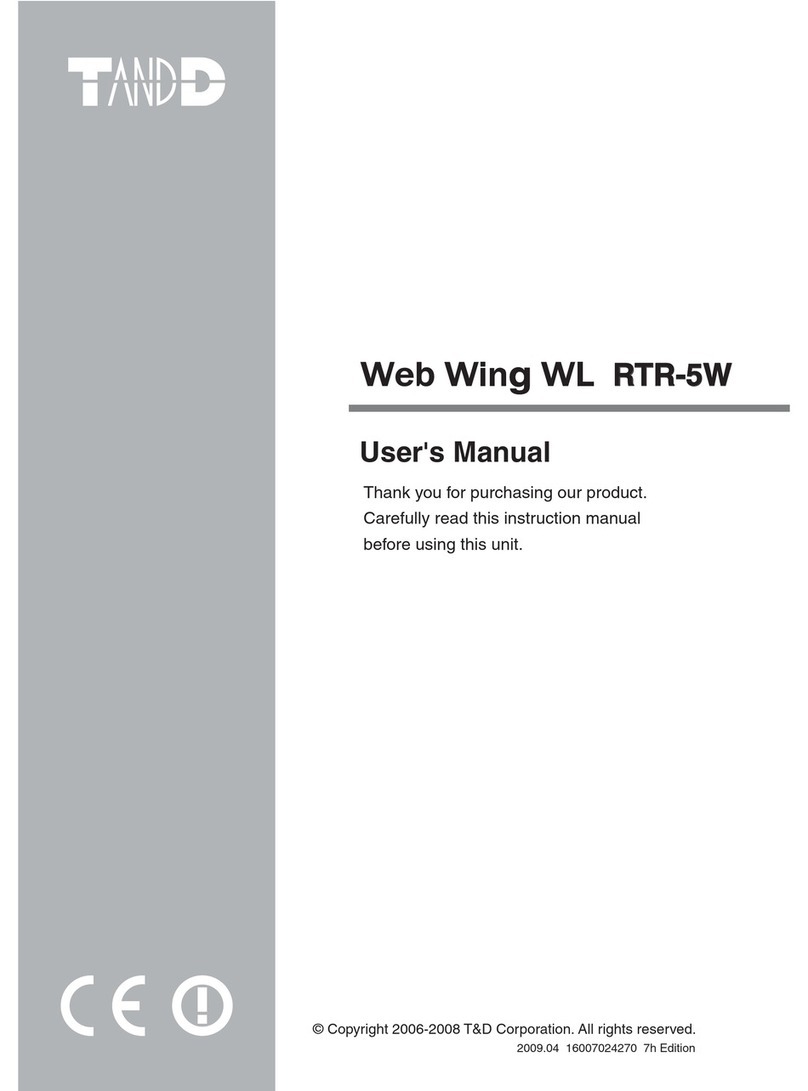 T&D RTR-5W user manual