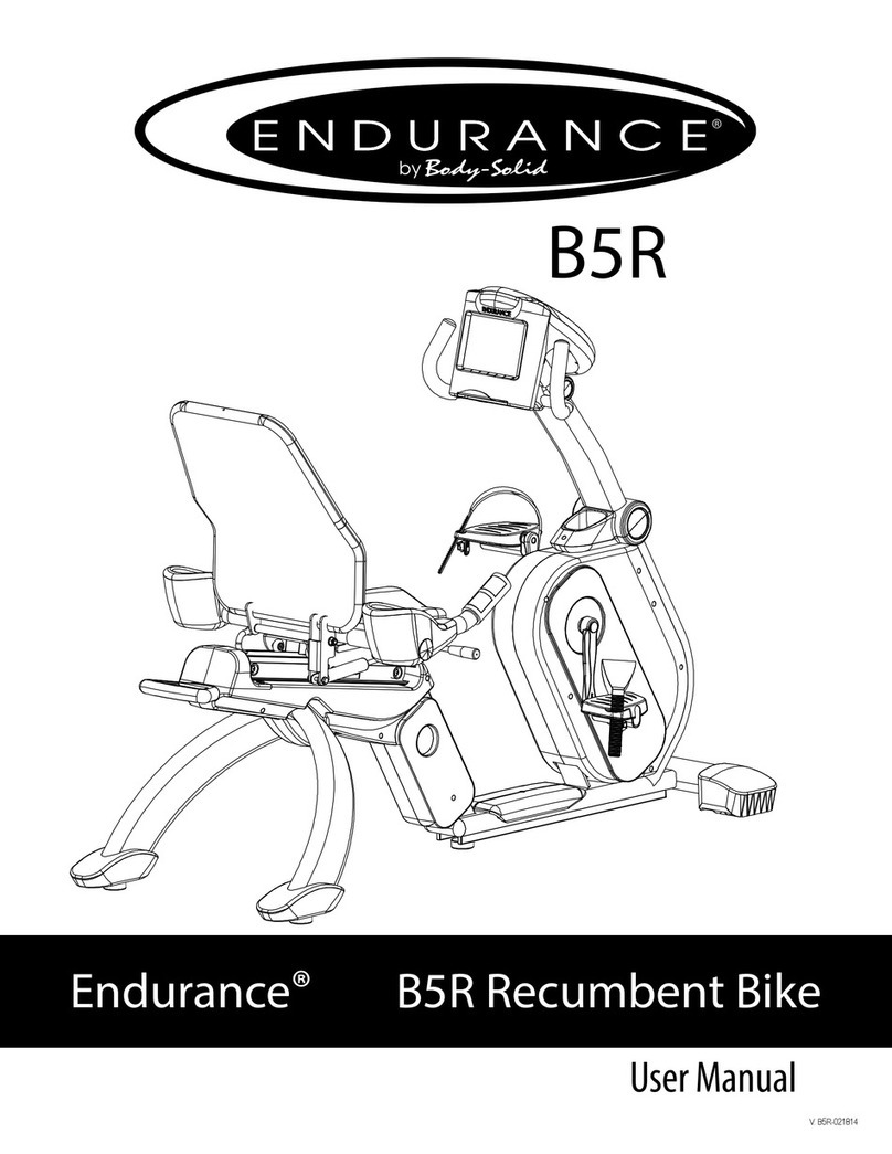 Body Solid Endurance B5R user manual