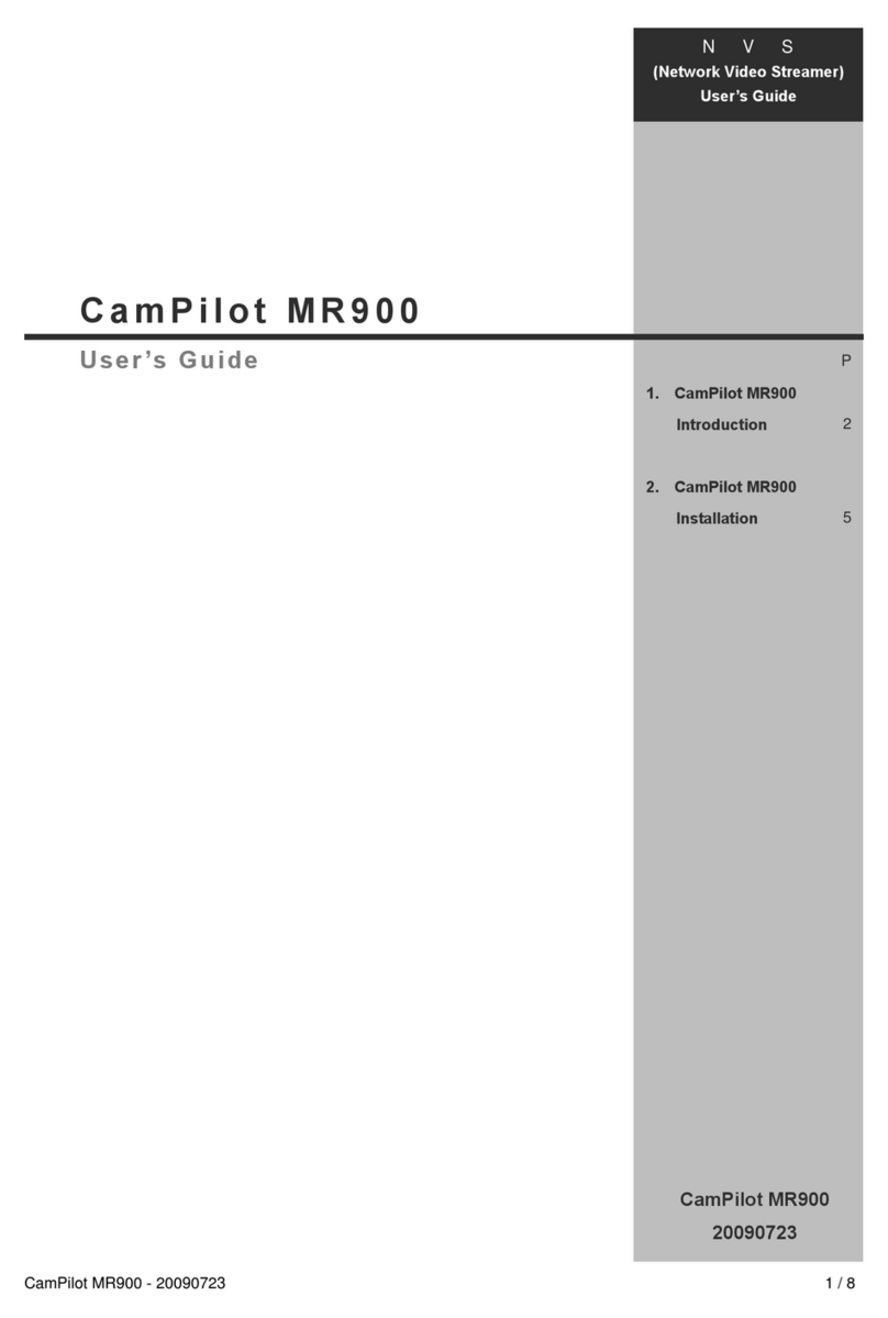 CamPilot mr900 User manual