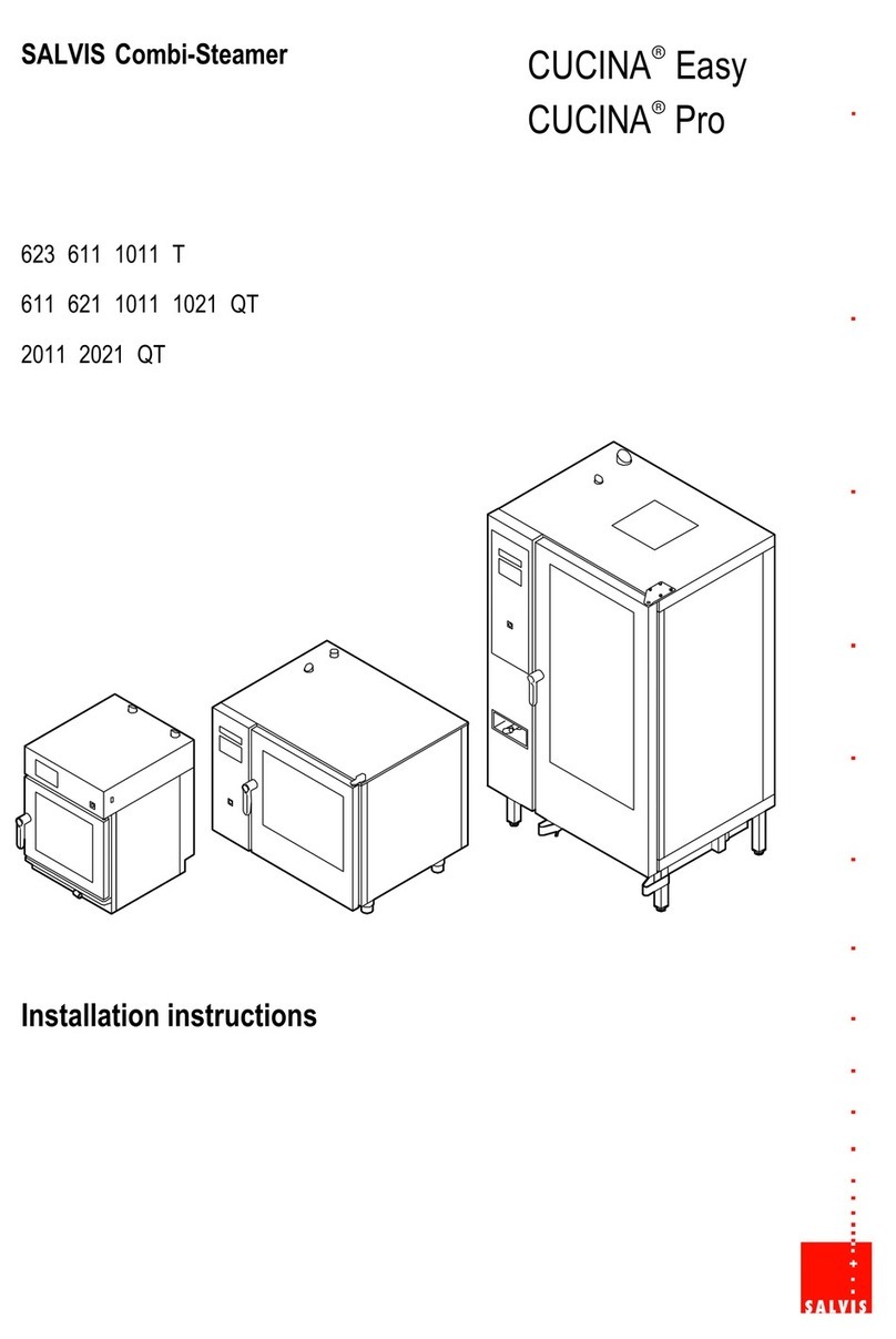 Salvis CUCINA EASY installation instructions