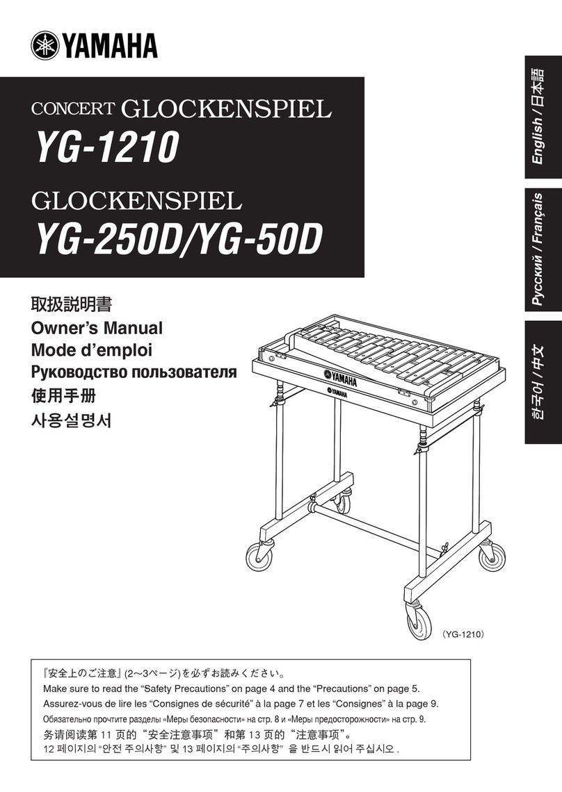 Yamaha YG-250D owner's manual
