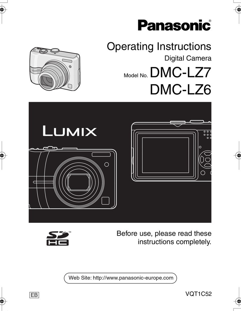 Panasonic DMC LZ6 - Lumix Digital Camera User manual