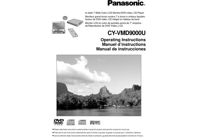 Panasonic CY-VMD9000U User manual Panasonic CY-VMD9000U User manual