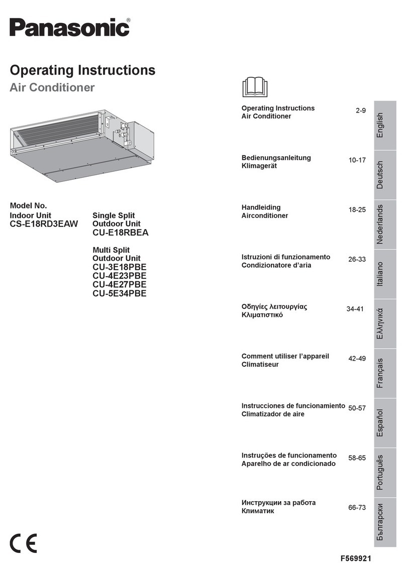 Panasonic CU-5E34PBE User manual Panasonic CU-5E34PBE User manual