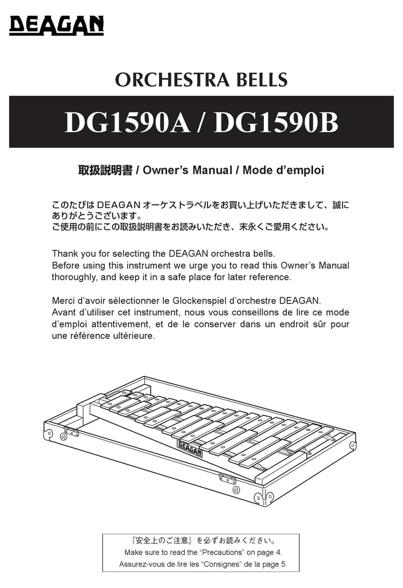 Yamaha DEAGAN DG1590B owner's manual