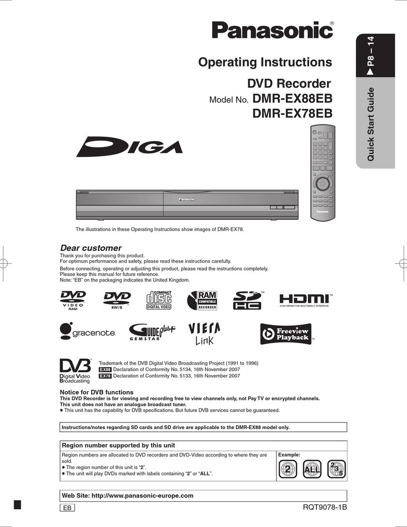 Panasonic DMR-EX78EB operating instructions