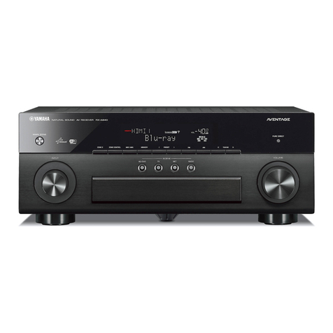 Yamaha Aventage RX-A840 User manual