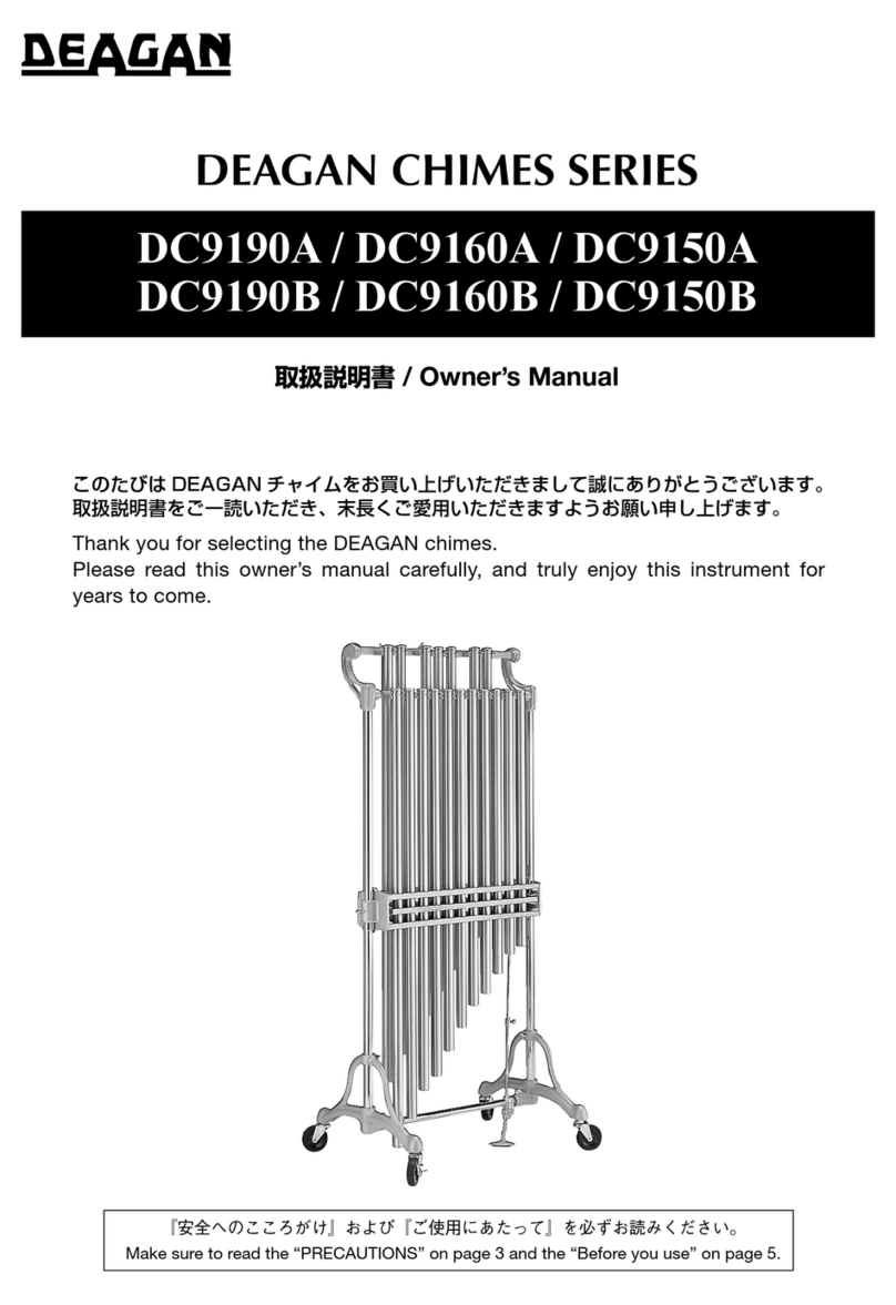 Deagan DC9190B owner's manual