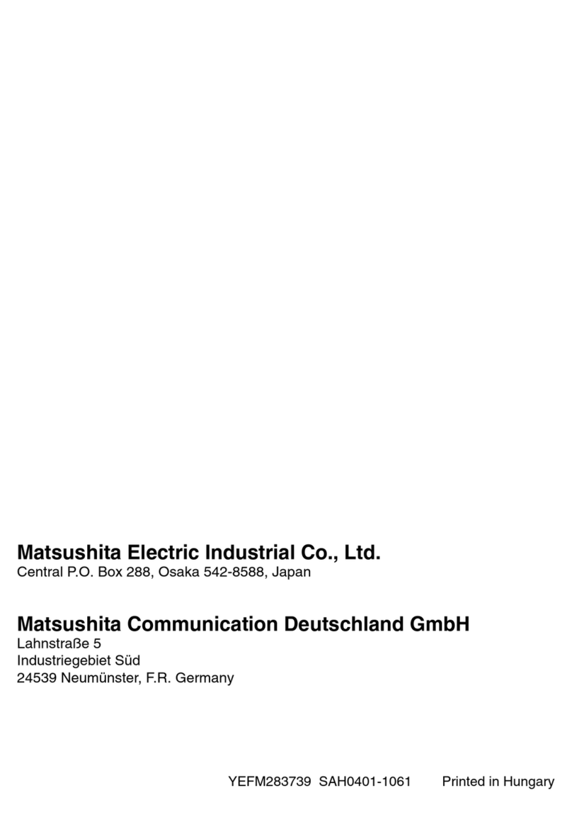Panasonic CQ-DFX501N operating instructions