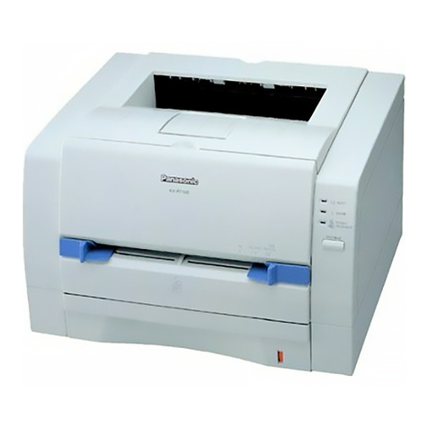 Panasonic KX-P7105 User manual Panasonic KX-P7105 User manual
