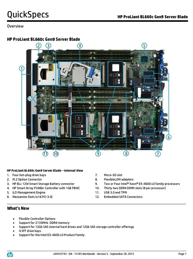 HP ProLiant BL660c Gen9 User instructions