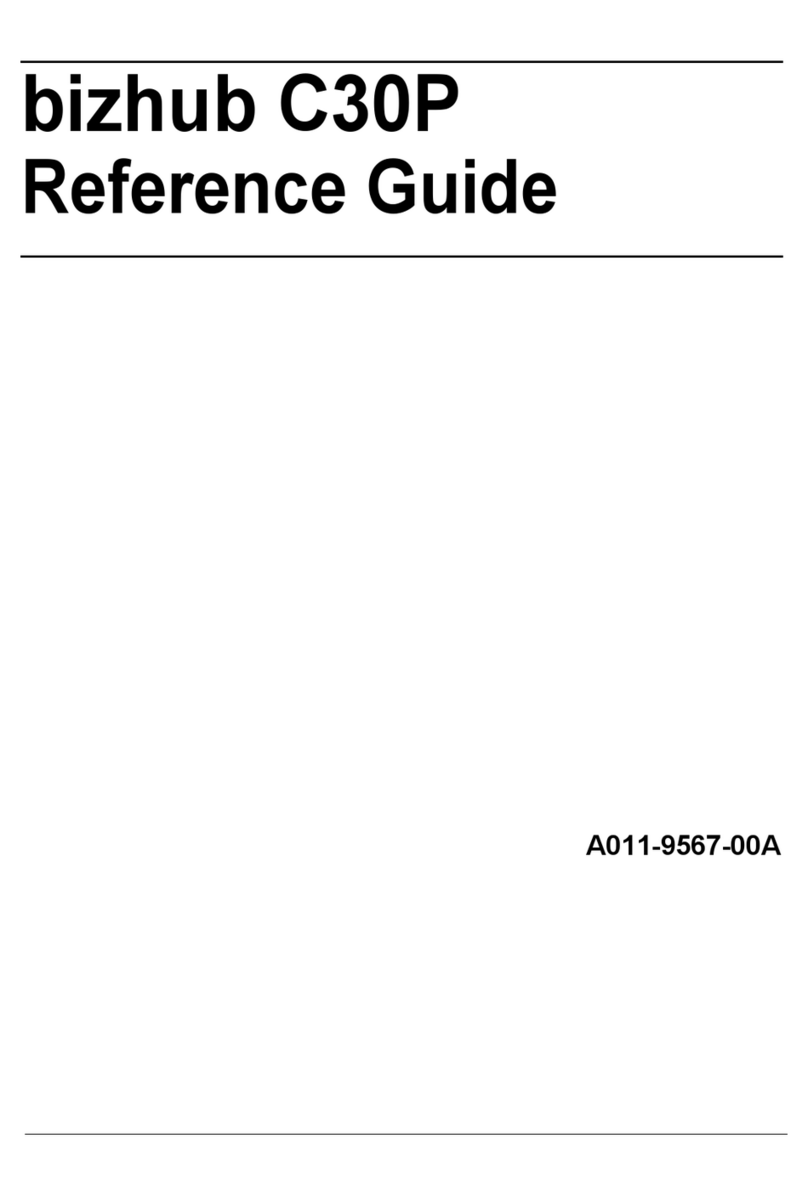 Konica Minolta BIZHUB C30P User manual