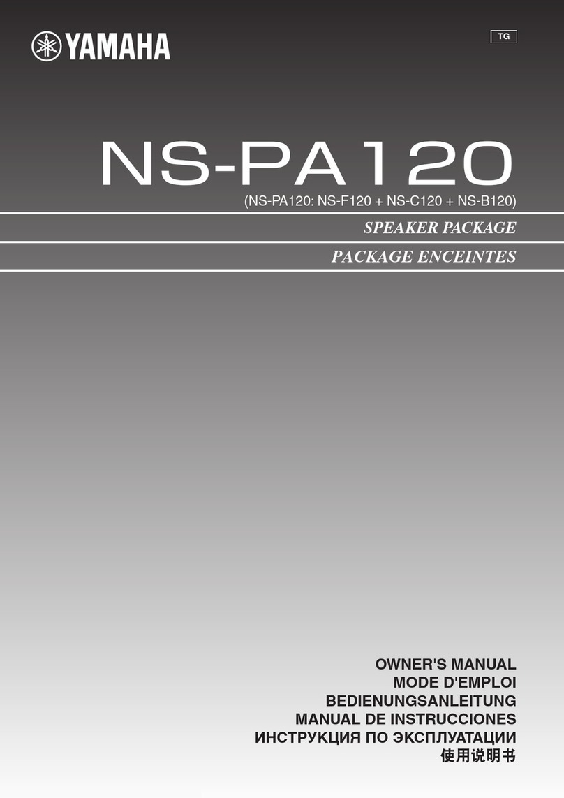 Yamaha NS-PA120 owner's manual