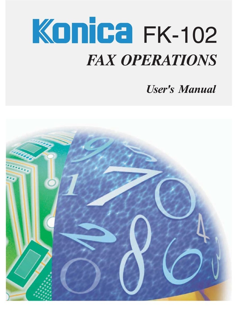 Konica Minolta FK-102 User manual