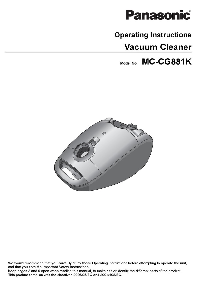 Panasonic MC-CG881K operating instructions