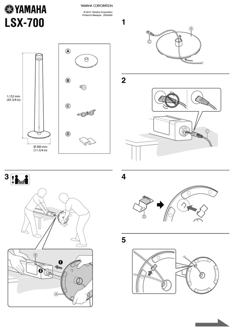 Yamaha Relit LSX-700 User manual