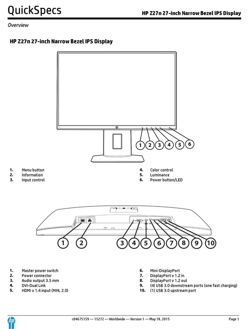HP Z27n User instructions