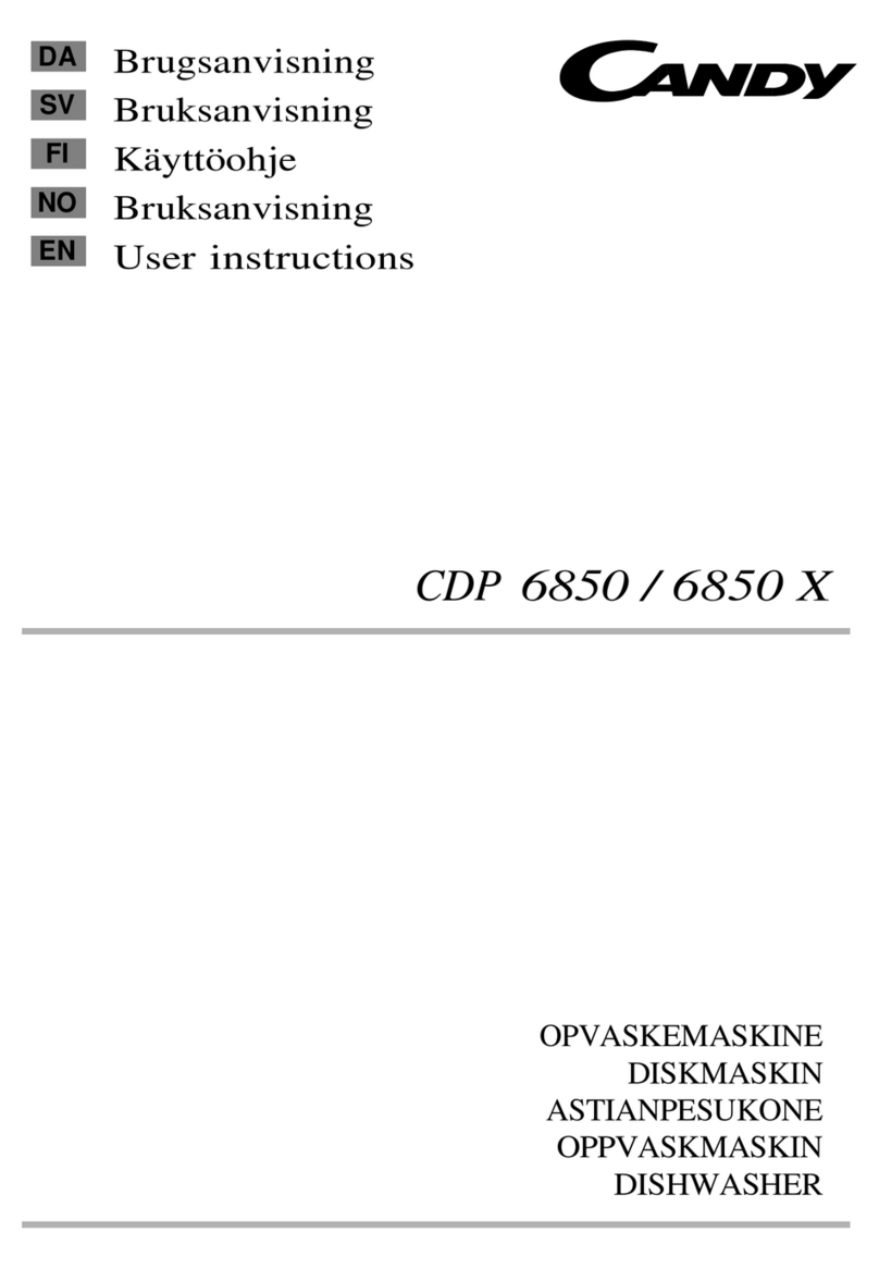 Candy CDP 6850 X User manual