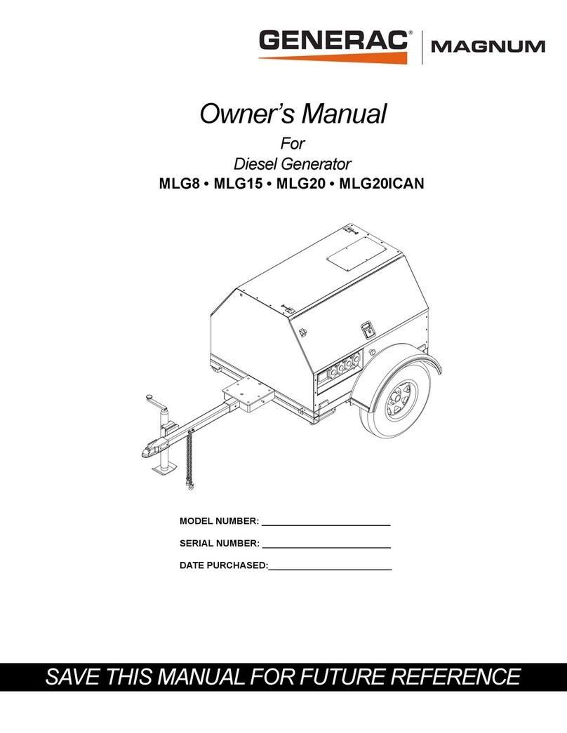 Generac Power Systems MLG20ICAN User manual
