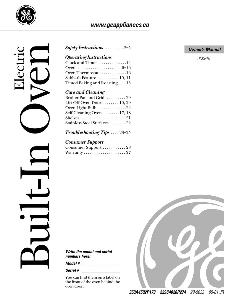 GEAppliances JCKP15 owner's manual