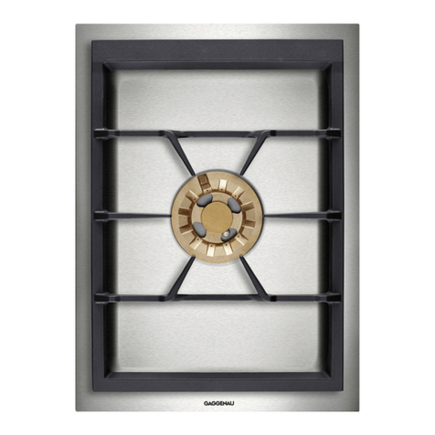 Gaggenau VG 414 210 AU instruction manual