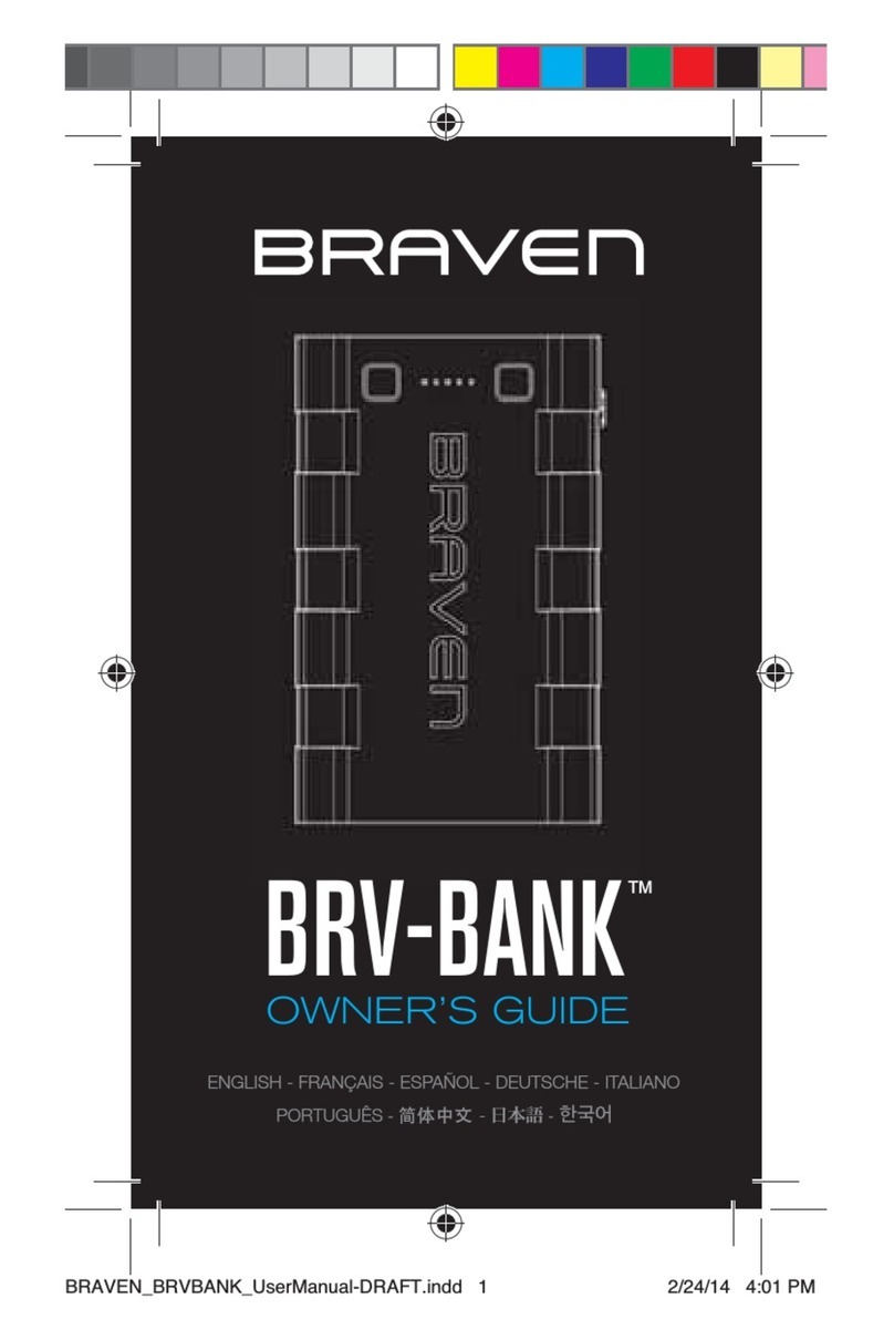 Braven BRV-BANK owner's guide