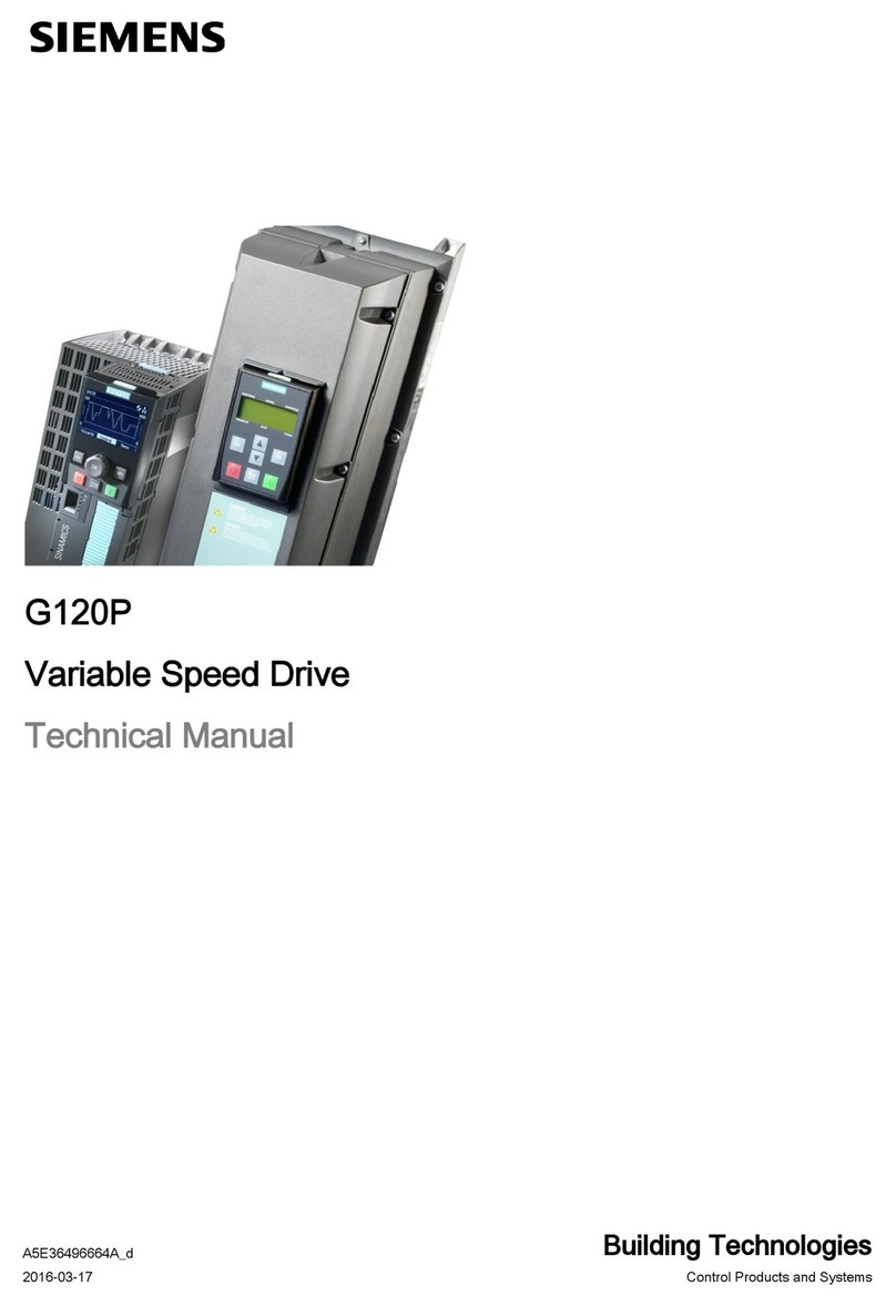 Siemens SINAMICS G120P User manual