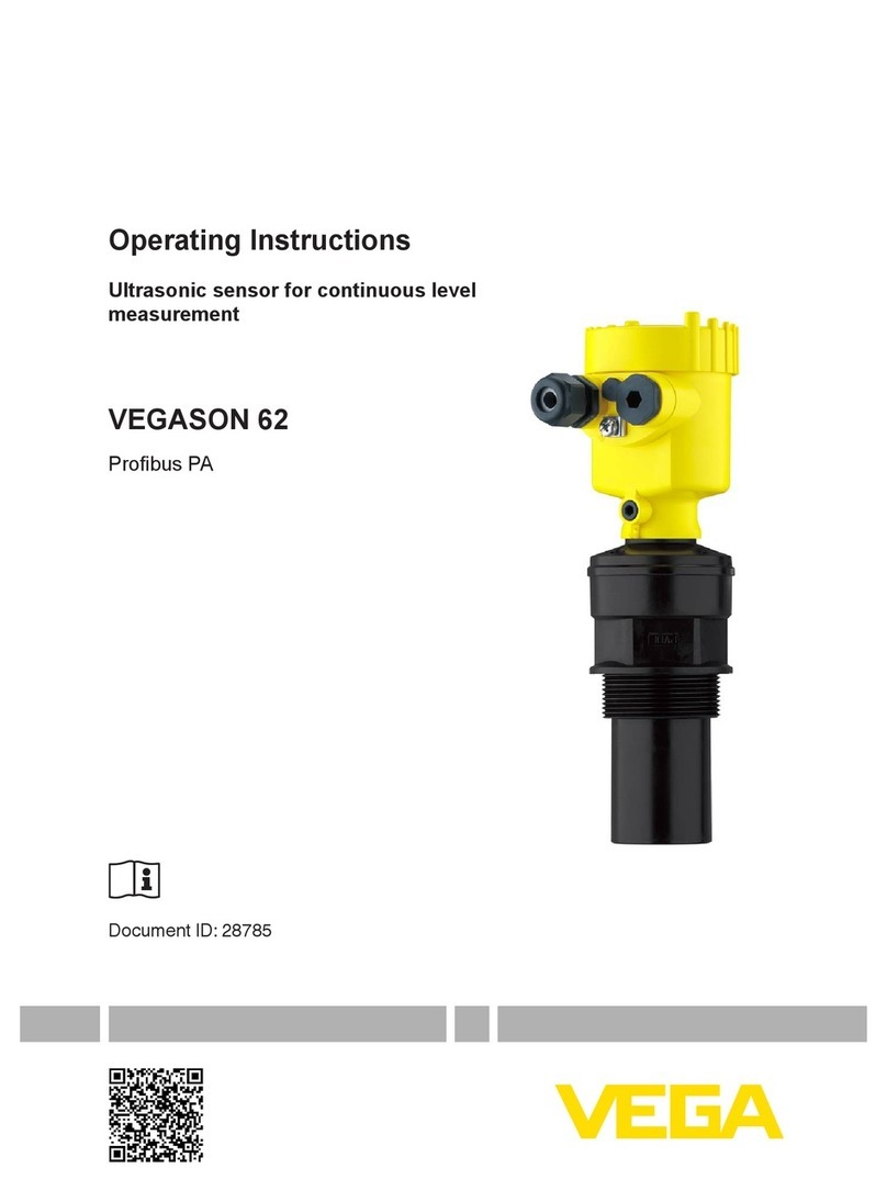 Profibus VEGASON 62 operating instructions