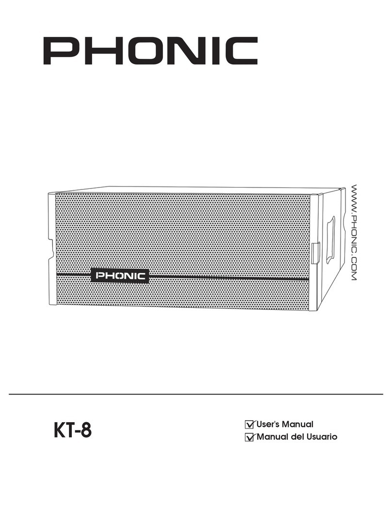 Phonic KT-8 User manual