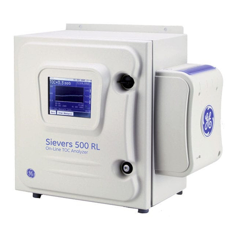 GE Sievers 500 RL Operation and maintenance manual