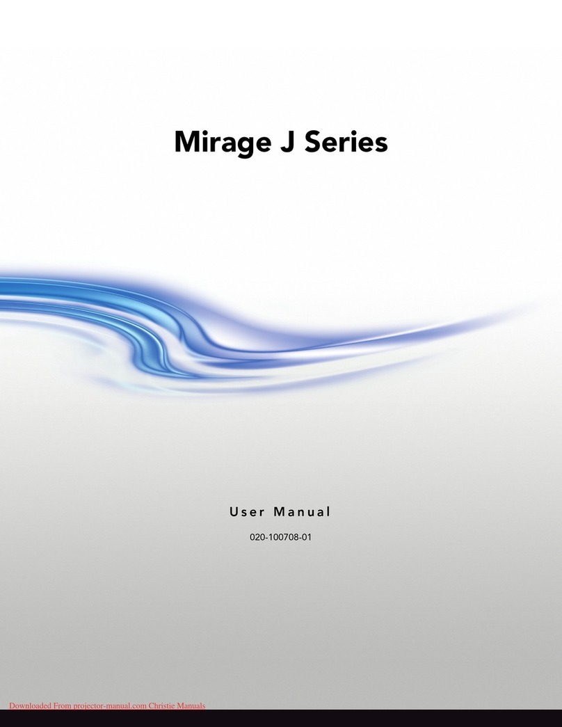 Christie MIRAGE WU20K-J user manual