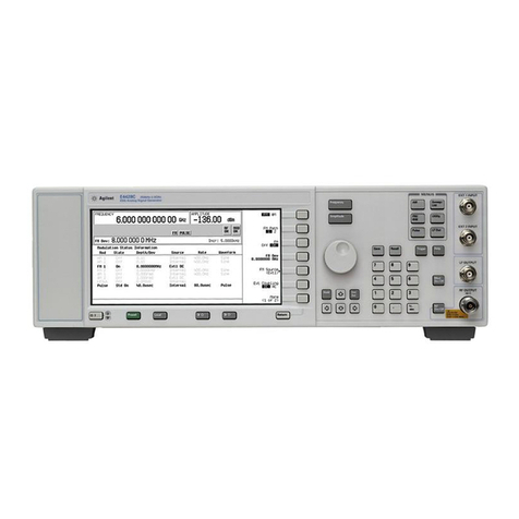 Agilent Technologies E4438C ESG User manual