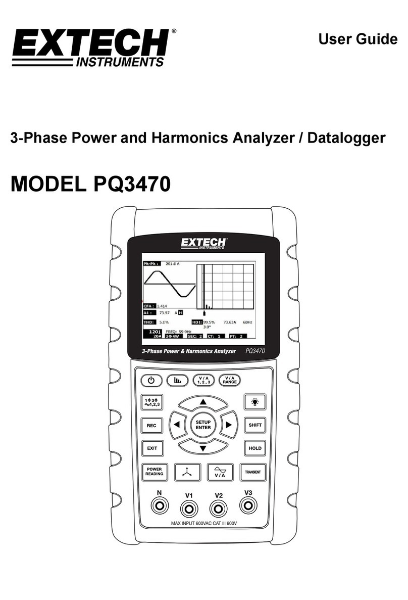 Extech Instruments PQ3470 User manual