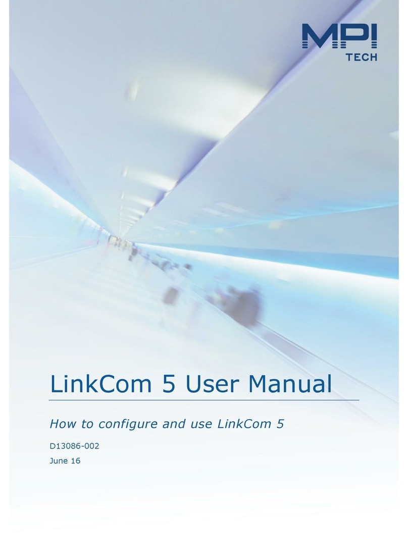 MPI linkcom 5 user manual