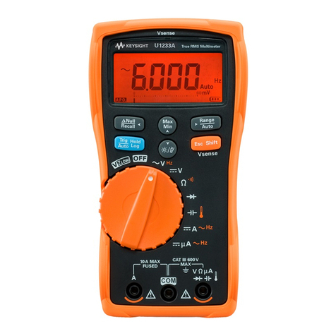 Keysight U1233A user guide