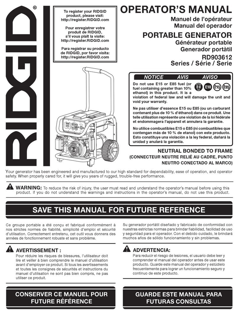Rigid Industries RD903612 Operator's manual