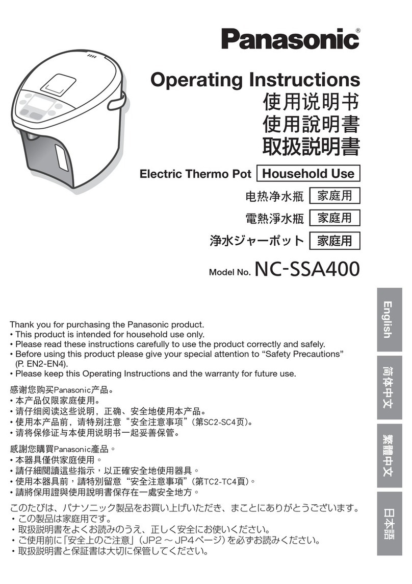 Panasonic NC-SSA400 User manual