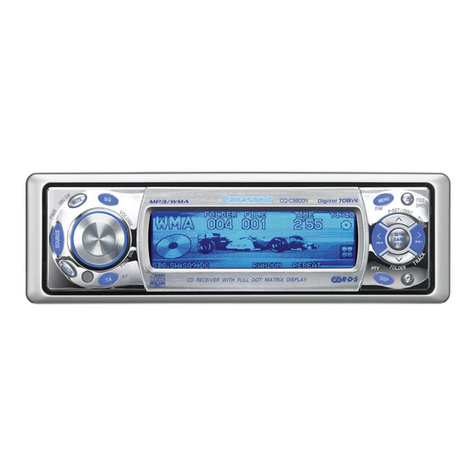 Panasonic CQ-C9700N installation instructions