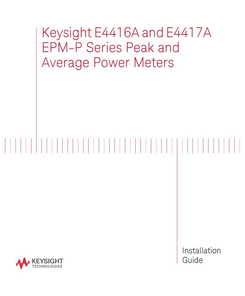Keysight E4417A User manual