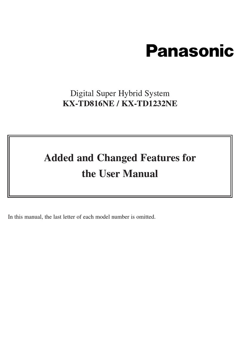 Panasonic KX-TD1232NE user manual