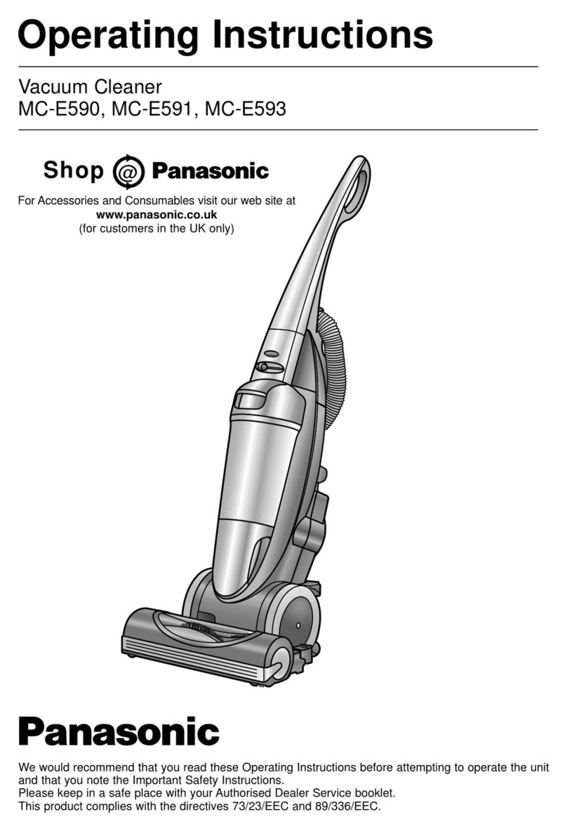Panasonic MC-E593 operating instructions
