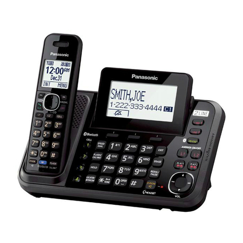 Panasonic KX-TG9542 operating instructions