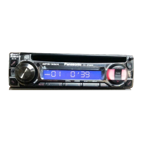 Panasonic CQ-DP383W operating instructions