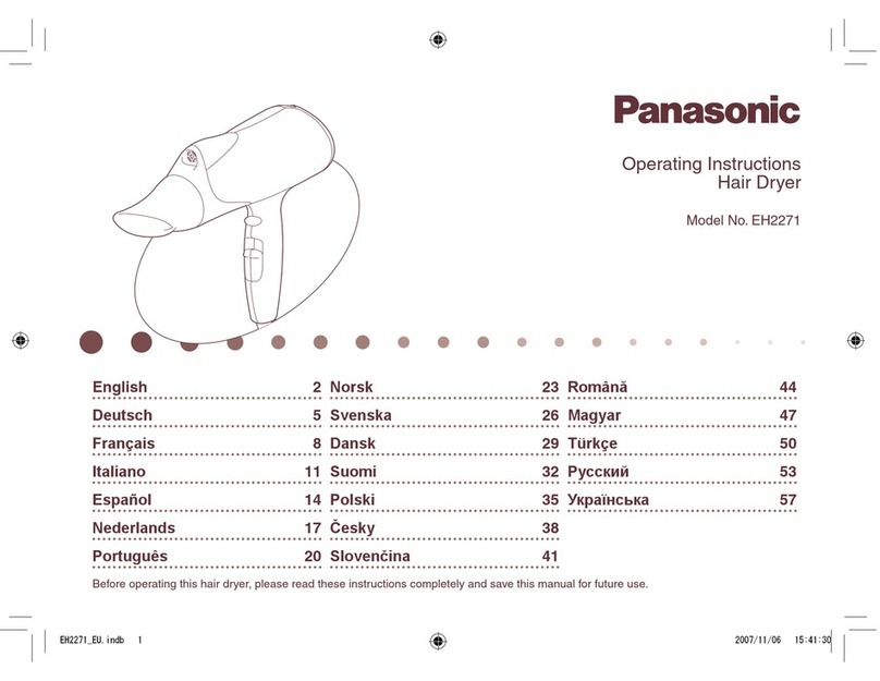 Panasonic EH2271 operating instructions